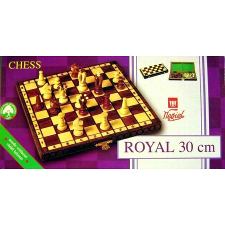 SZACHY ROYAL 30 Węgiel