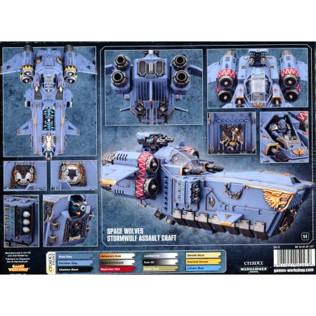 SPACE WOLVES STORMFANG GUNSHIP BOX