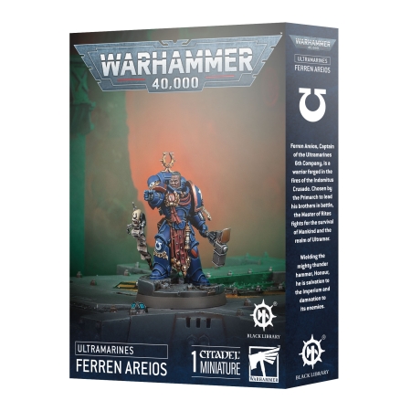 Space Marine Ultramarines Ferren Areios  Box
