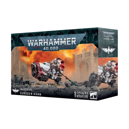 Space Marine White Scars Suboden Khan  Box