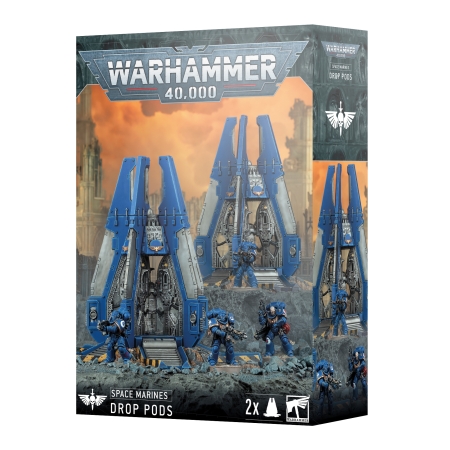Space Marine Drop Pods Box