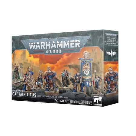 Space Marine Captain Titus and The  Wardens of Ultramar Box