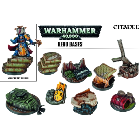 WARHAMMER 40 K HERO BASES Box