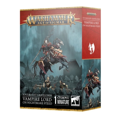SOULBLIGHT GRAVELORDS Vampire Lord on  Nightmare Steed Box