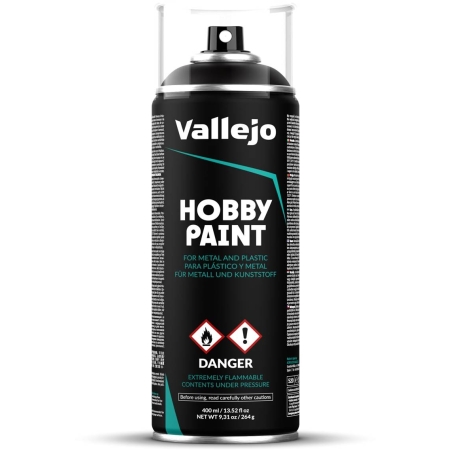VALLEJO Black Primer Spray